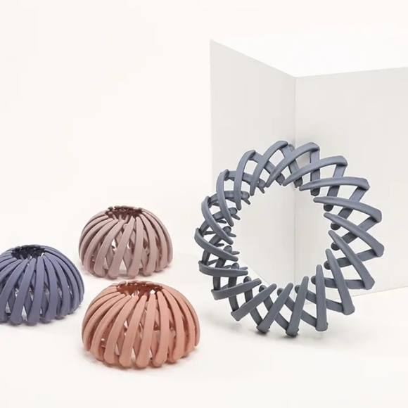 Fashionable Hair Ties l Ball Ornament l Unique Hair Clip - Picture 2 of 10